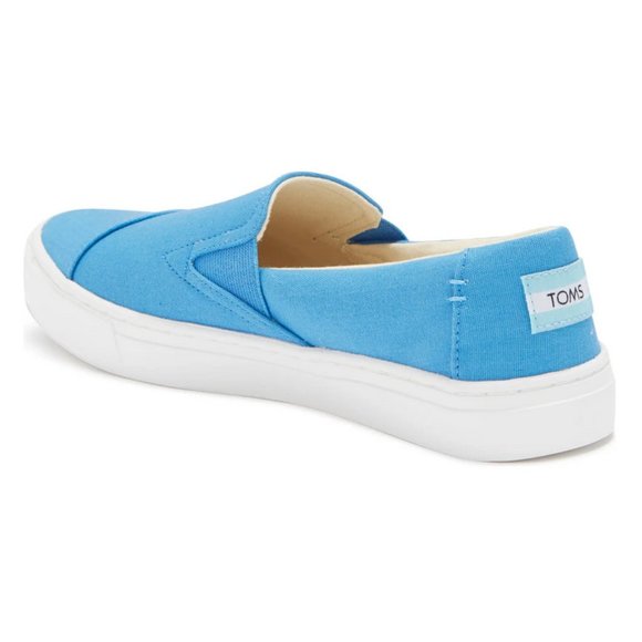 NEW TOMS Size 8 Women's Luca Slip-On Sneaker - Blue - Picture 2 of 5